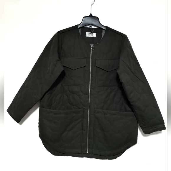 Jetty Jackets & Blazers - New Jetti Green Quilted Women's Jacket / Size L